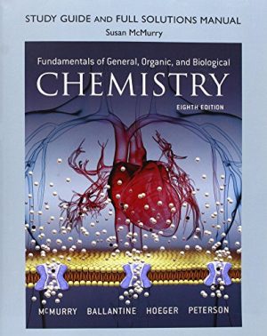 Student Study Guide and Solutions Manual for Fundamentals of General, Organic, and Biological Chemistry