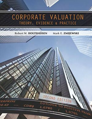 Corporate Valuation: Theory, Evidence and Practice, 2e
