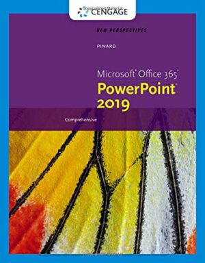 New Perspectives MicrosoftOffice 365 & PowerPoint 2019 Comprehensive
