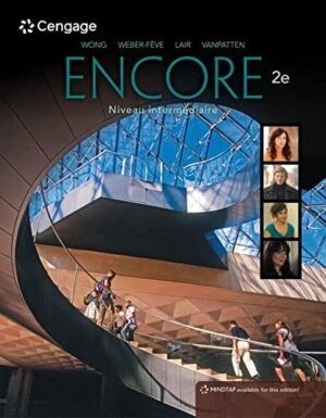 Encore Intermediate French, Student Edition: Niveau intermediaire