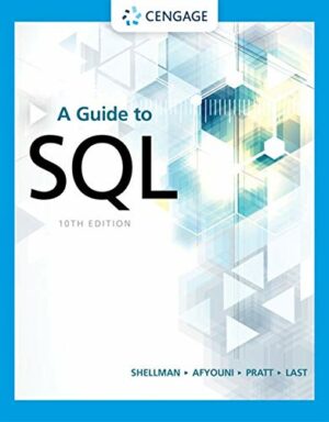 Guide to SQL by Shellman