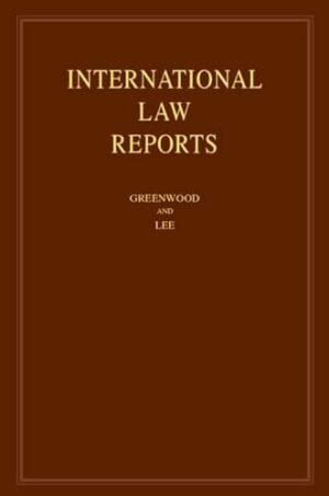International Law Reports: Volume 199 (International Law Reports, Series Number 199)