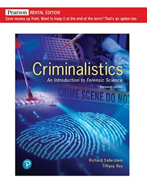 Criminalistics: An Introduction to Forensic Science [RENTAL EDITION]