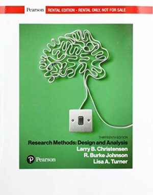 Research Methods, Design, and Analysis [RENTAL EDITION]