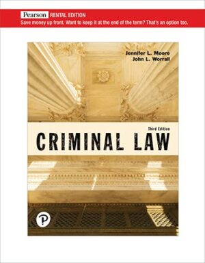 Criminal Law (Justice Series) [RENTAL EDITION]