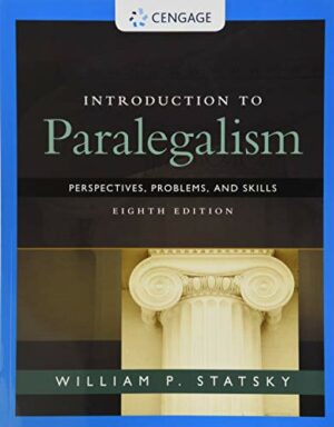 Introduction to Paralegalism: Perspectives, Problems and Skills (MindTap Course List)