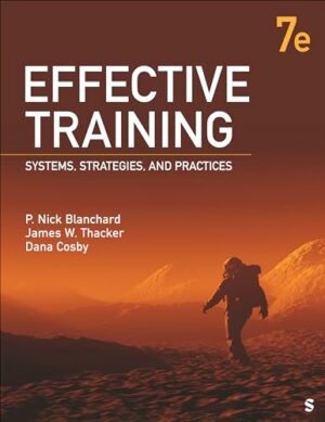 Effective Training: Systems, Strategies, and Practices