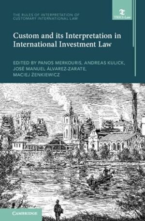 Custom and its Interpretation in International Investment Law: Volume 2 (The Rules of Interpretation of Customary International Law, Series Number 2)