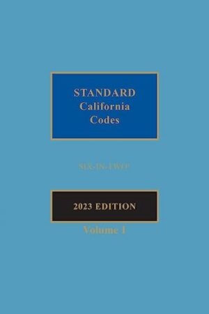 Standard California Codes: 6-in-2