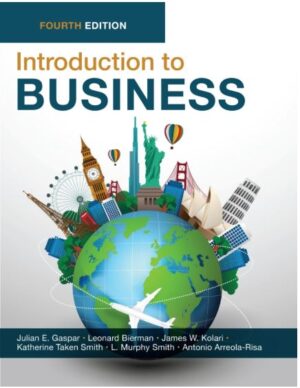 Introduction To Business, Fourth Edition (pb-4c)