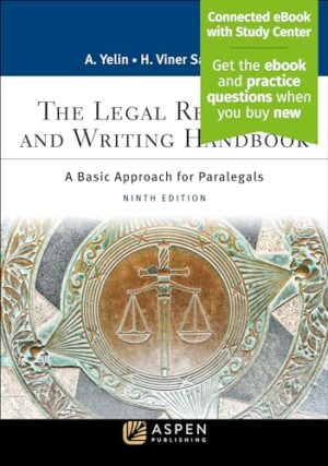 CCSCN: LEGAL RESEARCH AND WRITING HANDBOOK 9E (Paralegal)