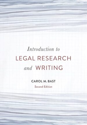 Introduction to Legal Research and Writing