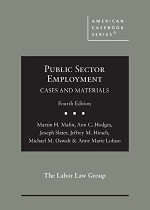 Public Sector Employment: Cases and Materials