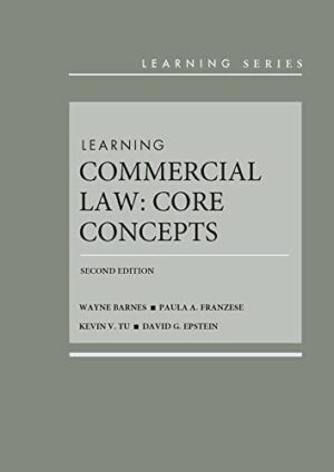 Learning Commercial Law: Core Concepts (Learning Series)