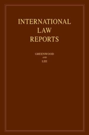 International Law Reports: Volume 206