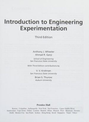 Introduction to Engineering Experimentation