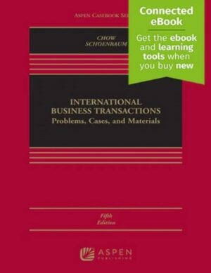 International Business Transactions Problems Cases And Materials Connected Ebook Aspen Casebook 2