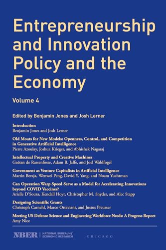 Entrepreneurship and Innovation Policy and the Economy Volume 4