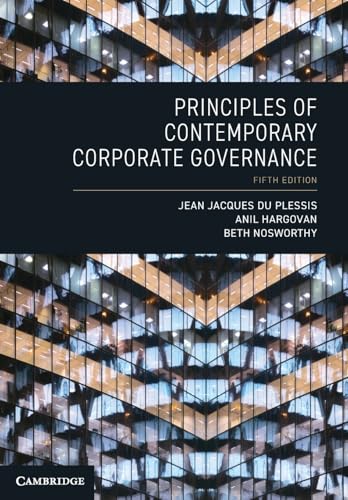 Principles of Contemporary Corporate Governance