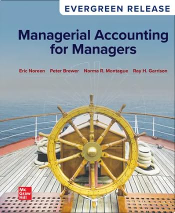Managerial Accounting For Managers