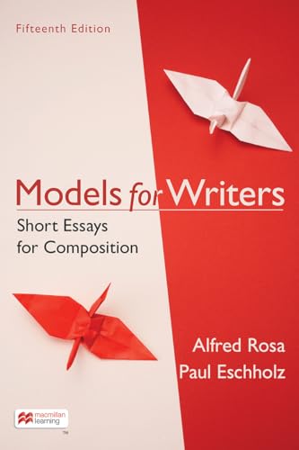 Models for Writers Short Essays for Composition