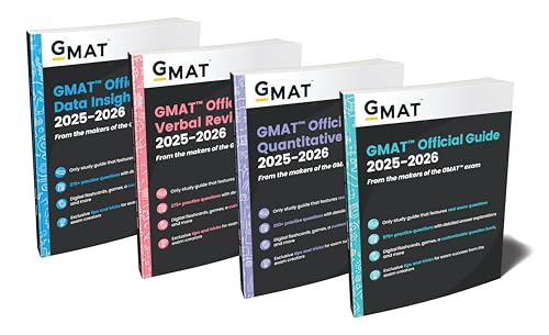 GMAT Official Guide 2025-2026 Bundle Books + Online Question Bank