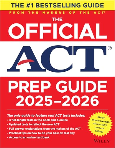The Official ACT Prep Guide 2025 - 2026 Book + Online Course