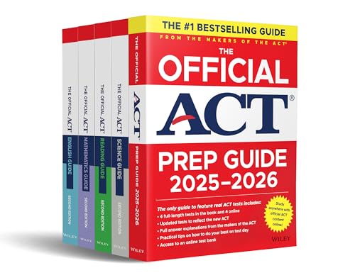 The Official ACT Prep & Subject Guides 2025-2026 Complete Set