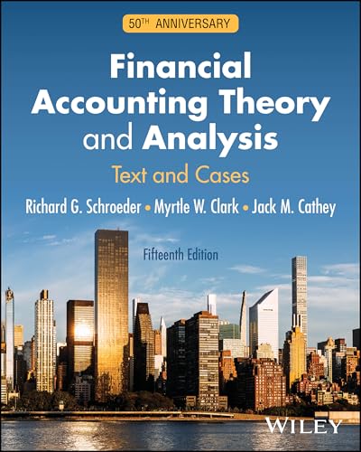 Financial Accounting Theory and Analysis Text and Cases, 50th Anniversary