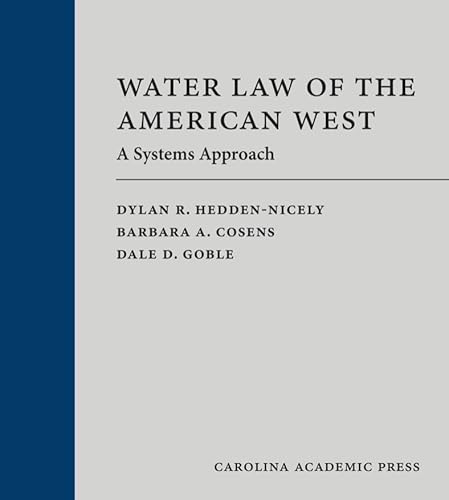 Water Law of the American West A Systems Approach