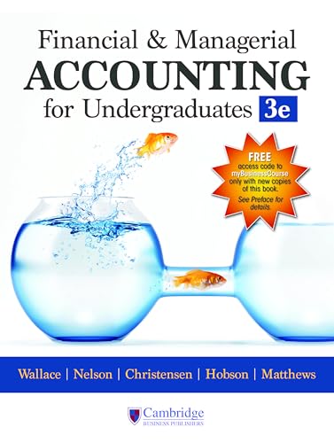 Financial & Managerial Accounting for Undergraduates