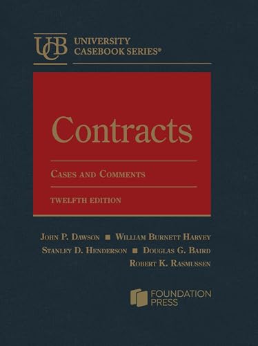 Contracts, Cases and Comments