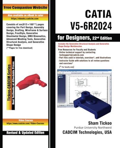 CATIA V5-6R2024 for Designers, 22nd Edition