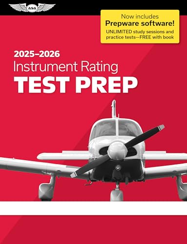 Instrument Rating Test Prep 2025-2026 Paperback Plus Software--Pass Your FAA Exam