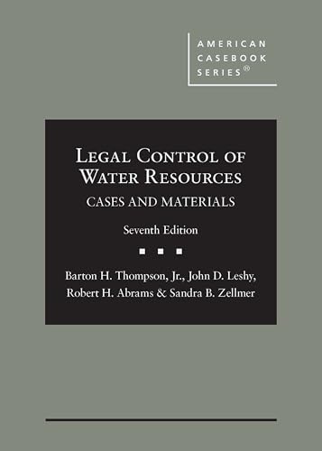 Legal Control of Water Resources Cases and Materials