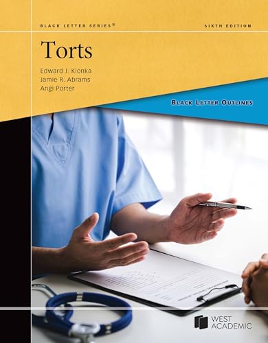Black Letter Outline on Torts