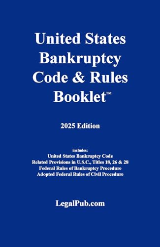 United States Bankruptcy Code & Rules Booklet
