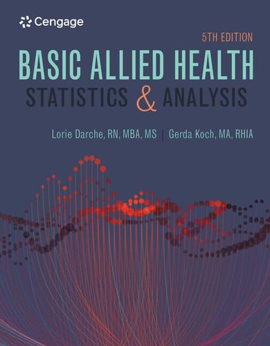 Basic Allied Health Statistics and Analysis, Spiral bound