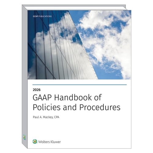 GAAP HANDBOOK OF POLICIES AND PROCEDURES 2026