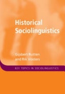 Historical Sociolinguistics