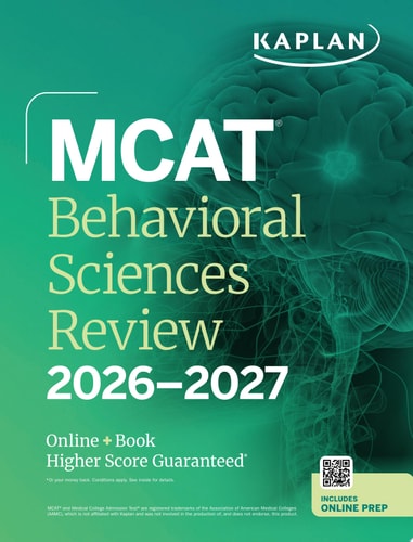 MCAT Behavioral Sciences Review 2026-2027 Online + Book