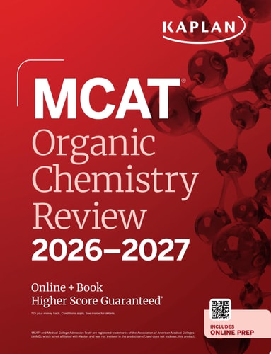 MCAT Organic Chemistry Review 2026-2027 Online + Book