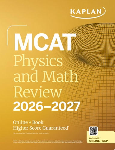 MCAT Physics and Math Review 2026-2027 Online + Book