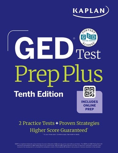 GED Test Prep Plus, Tenth Edition (2026): Includes a Diagnostic Pretest, 2 Full Length Practice Tests, 1000+ Practice Questions, and 60+ Online Videos