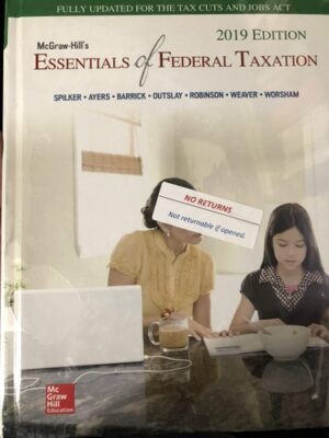 Mcgraw-Hills Ess Federal Taxation 2019 Ed