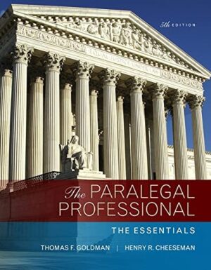 The Paralegal Professional The Essentials
