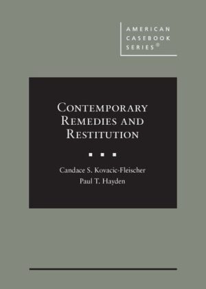 Contemporary Remedies and Restitution