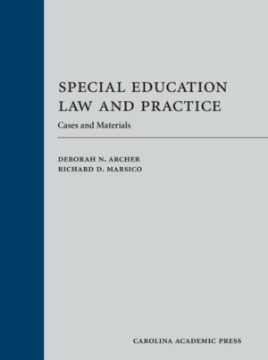 Special Education Law and Practice Cases and Materials