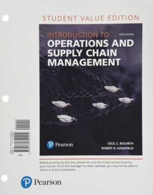 Introduction to Operations and Supply Chain Management, Student Value Edition