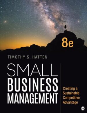 Small Business Management Creating a Sustainable Competitive Advantage